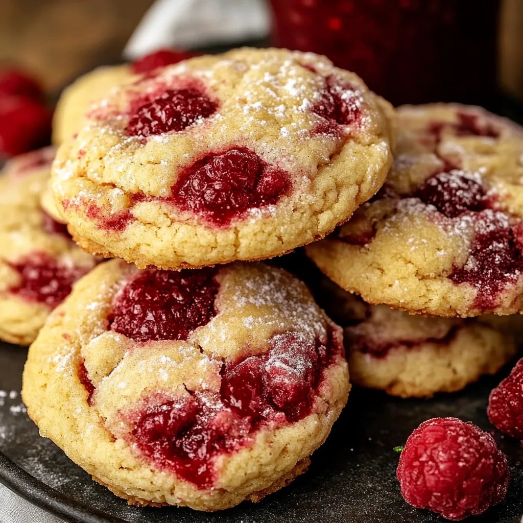 Lemon Raspberry Cookies