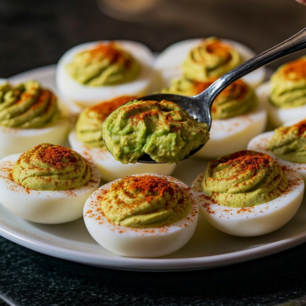 Avocado Deviled Eggs