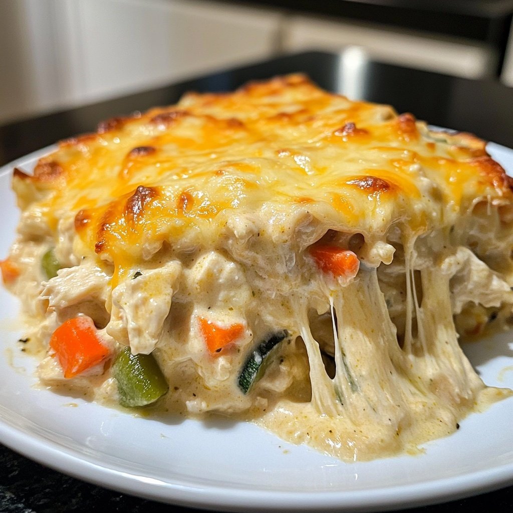 Healthy Creamy Chicken Casserole Recipe