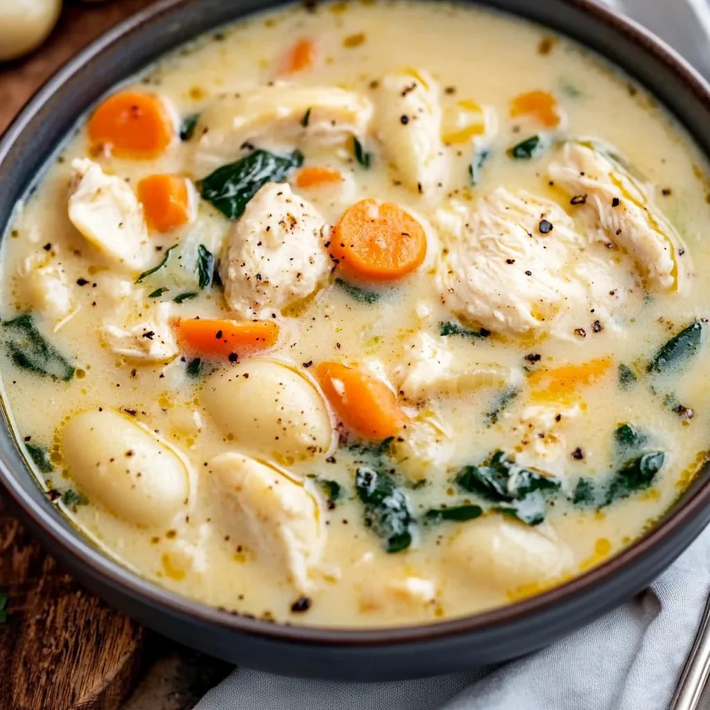 Olive Garden Chicken Gnocchi Soup Recipe