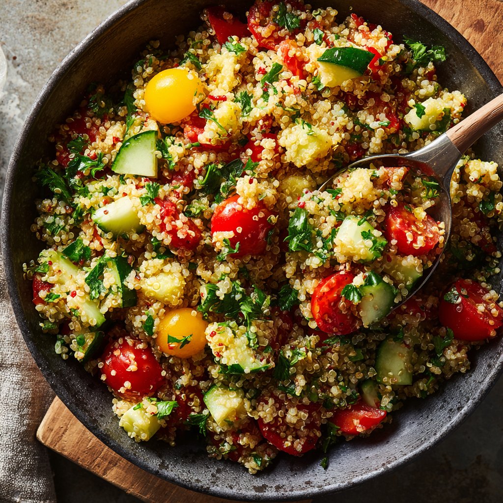Easy Quinoa Salad Lunch