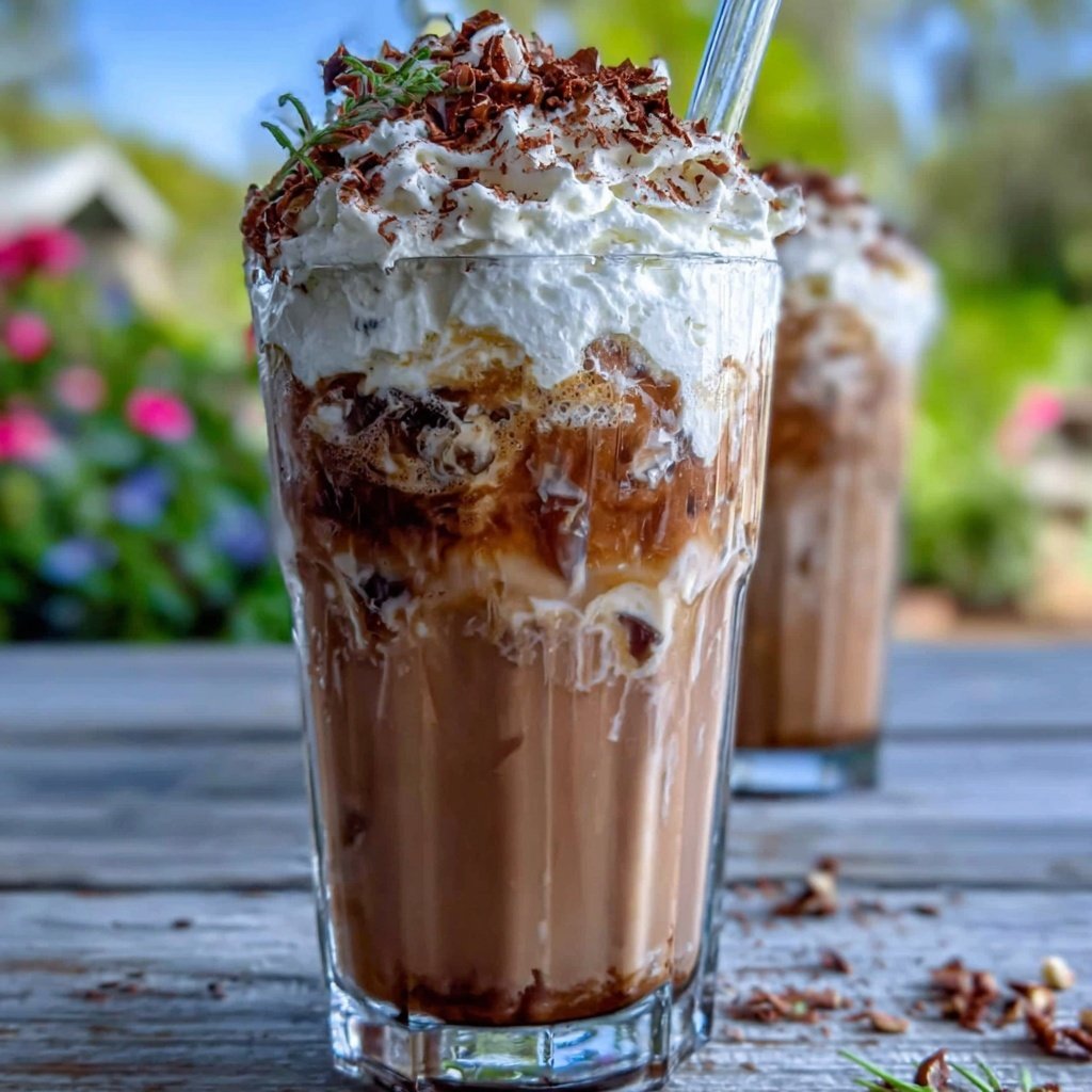Low Calorie Iced Hazelnut Coffee
