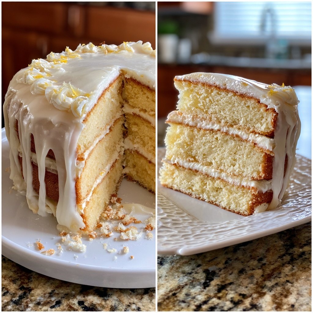 Vanilla Cake With Butter Frosting
