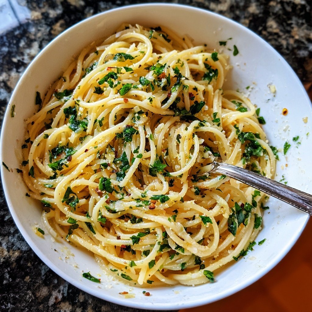 Quick & Easy 15-Minute Garlic Pasta
