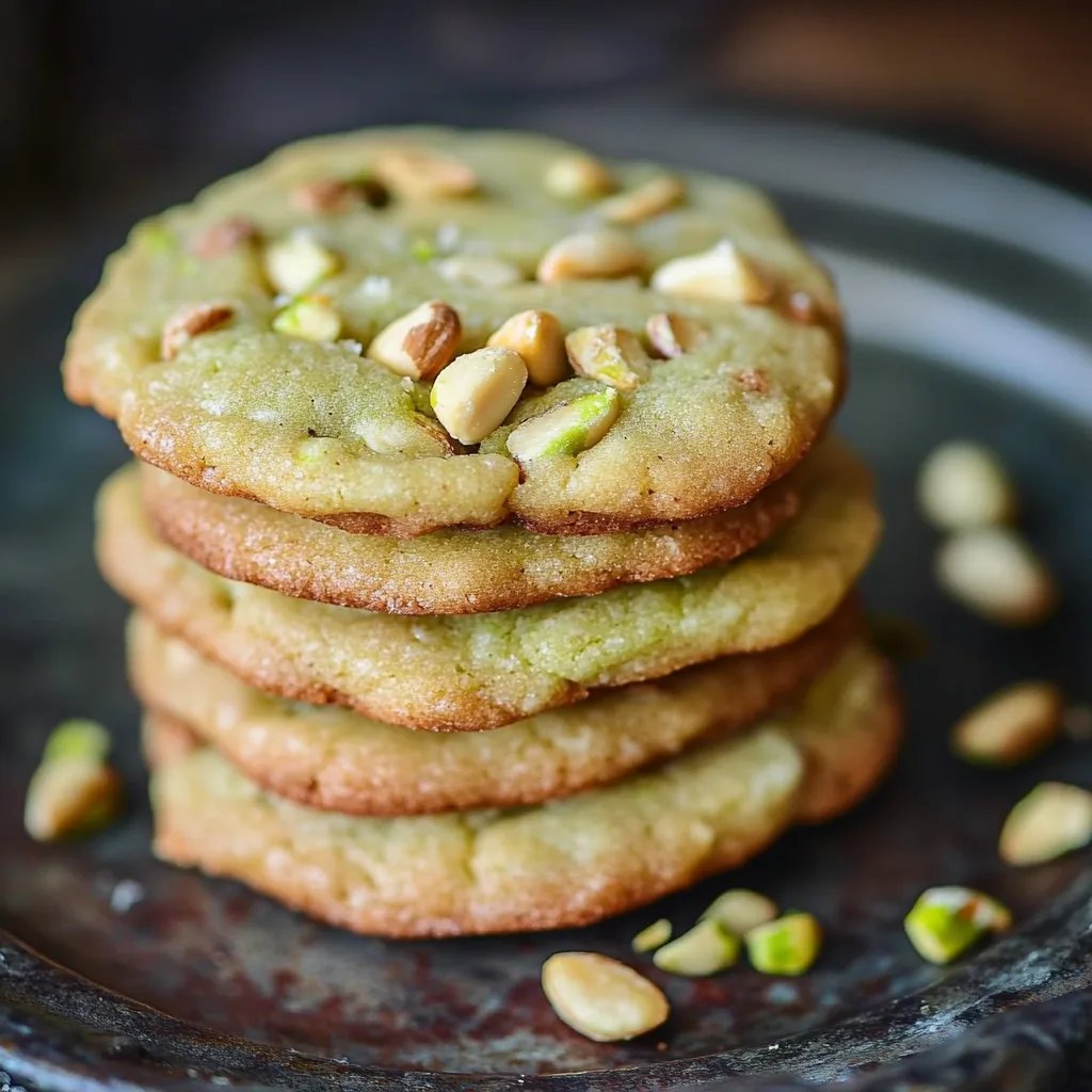 Soft and Chewy Pistachio Pudding Cookies