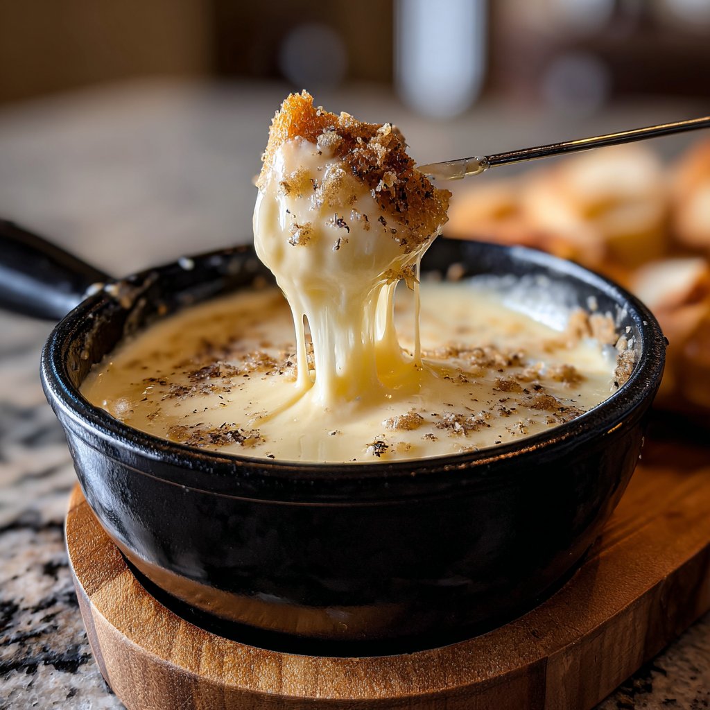 Fondue with Truffle Cheese