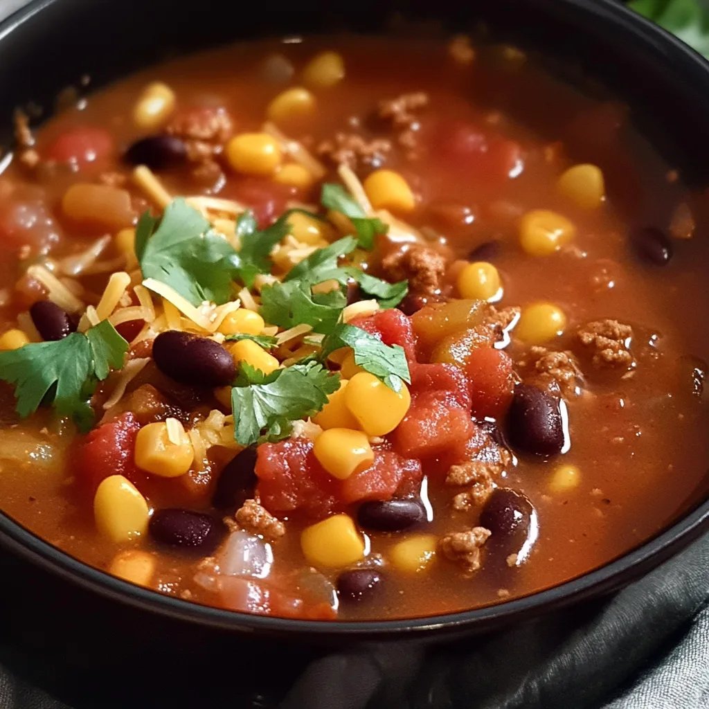 Easy 7 Can Taco Soup Recipe
