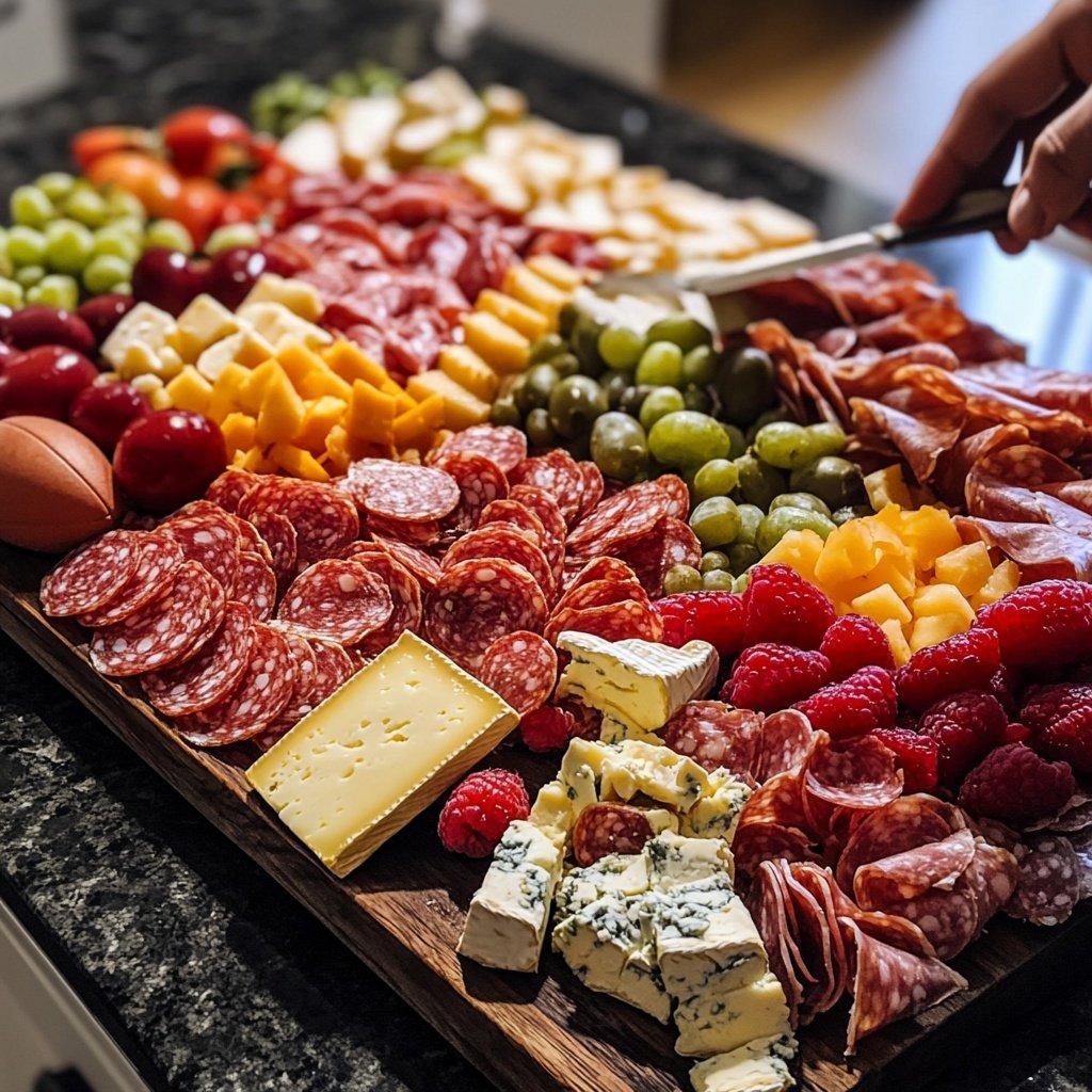 Super Bowl Charcuterie Board
