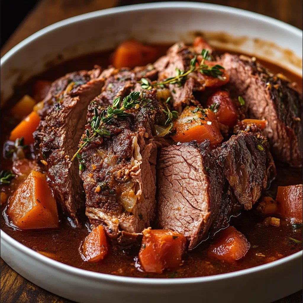 Italian Pot Roast (Straccato)