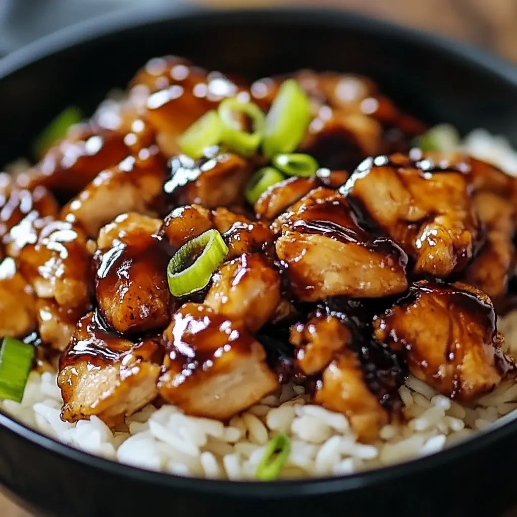 Quick & Healthy Honey BBQ Chicken Rice