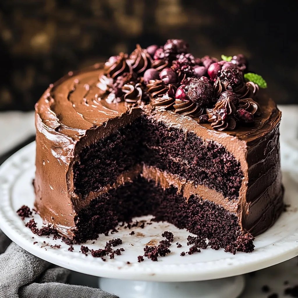 Best Healthy Chocolate Cake (Gluten-free, Paleo)