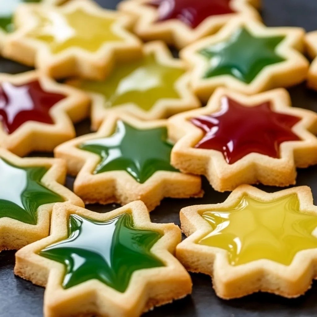 Easy Stained Glass Cookies