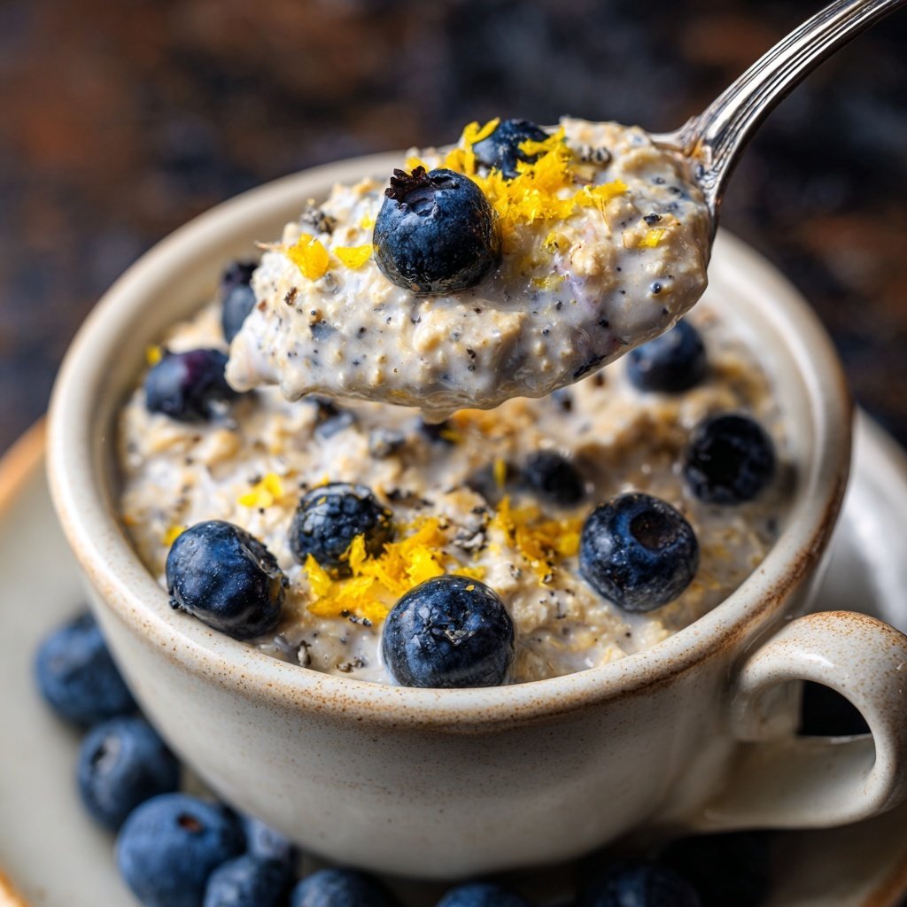 Blueberry Lemon Overnight Oats