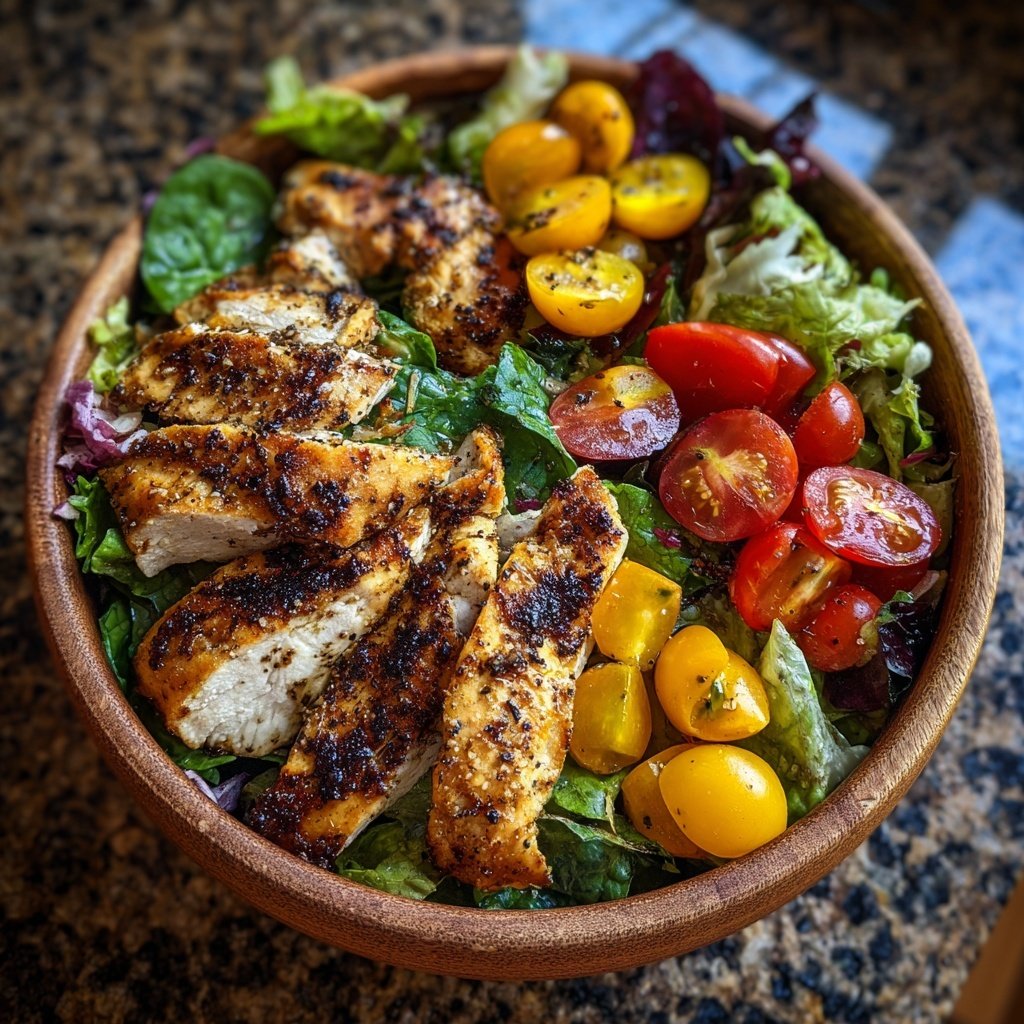 Healthy Grilled Chicken Salad Bowl